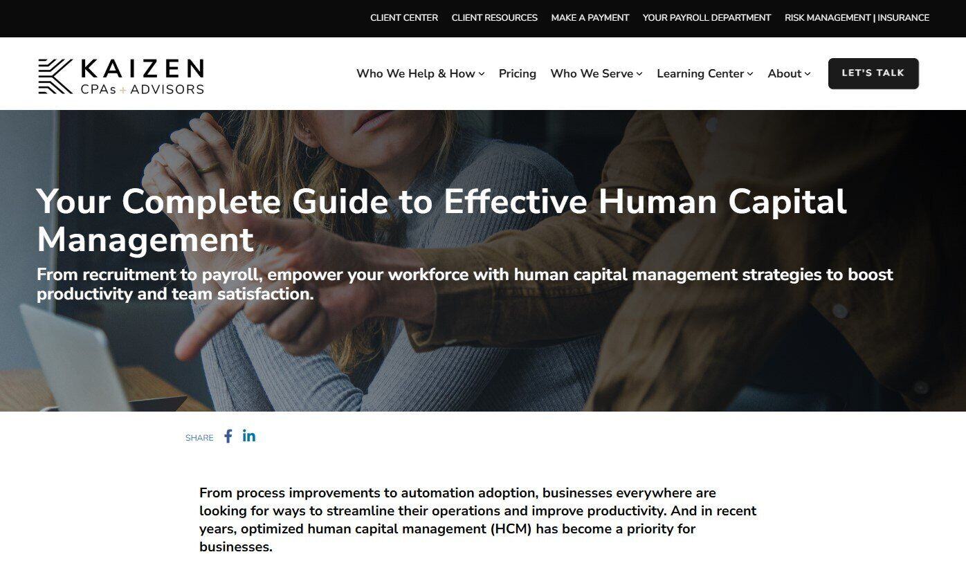 Human Capital Management