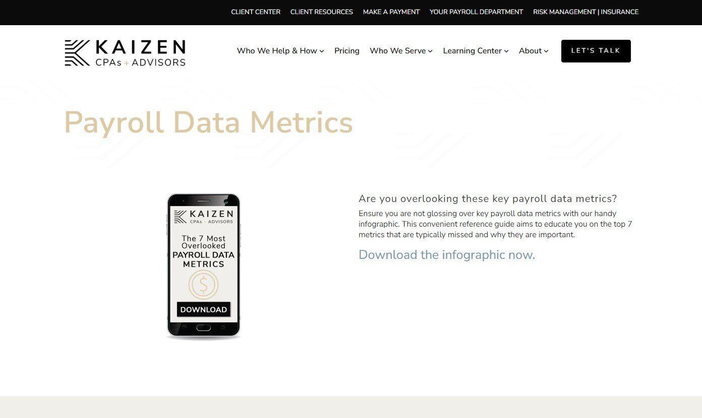 Payroll Data Metrics