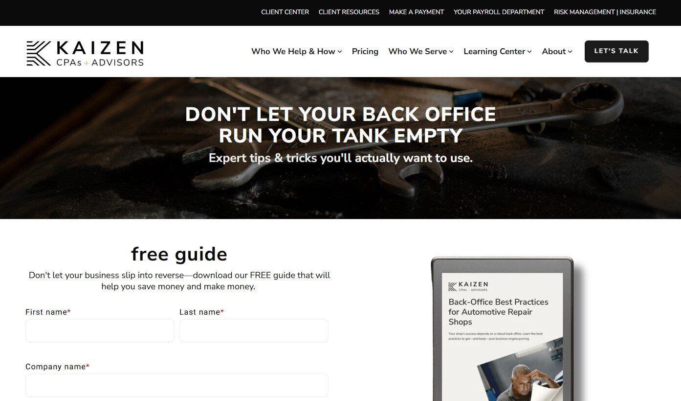 Auto-Shop Back-Office Best Practices