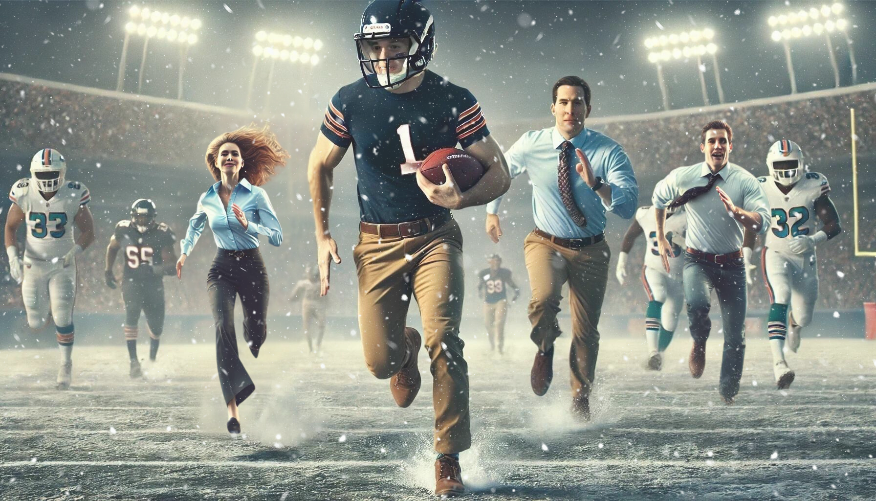 A football team used to cold, snowy conditions gains an edge in harsh weather over a team used to milder climates. Discover your business's unique competitive advantage and maintain your market edge.